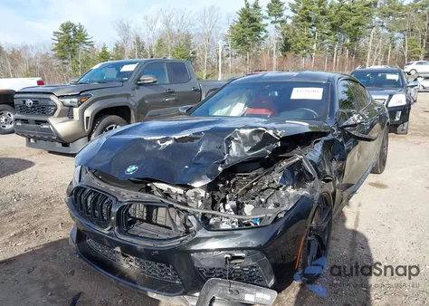 2021 BMW M8 Gran Coupe z USA, uszkodzony, nr VIN WBSGV0C0XMCF94348